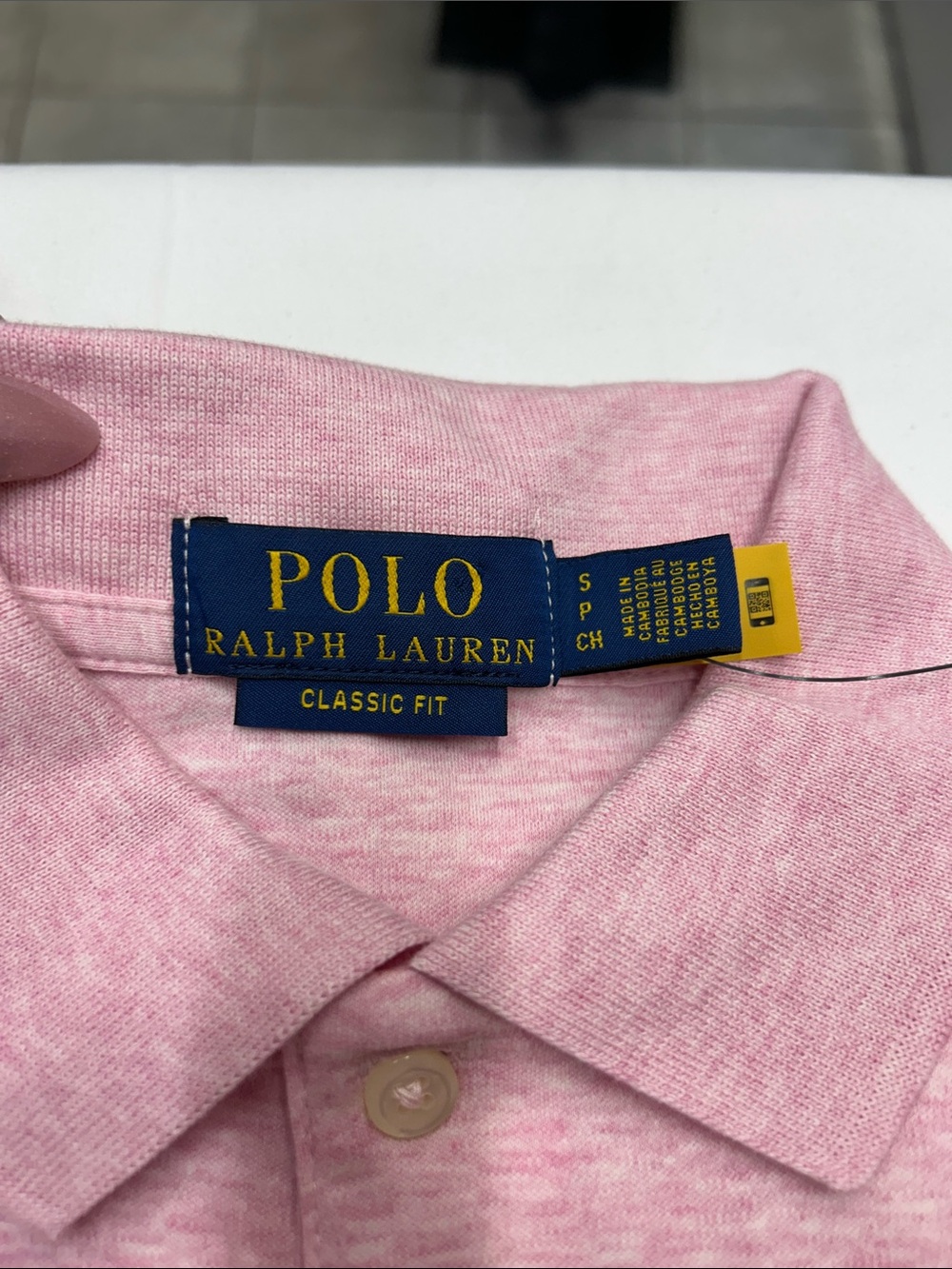 Ralph Lauren Heathered Pink Polo Shirt